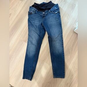 Old Navy Dark Blue Women's Skinny Maternity Jeans